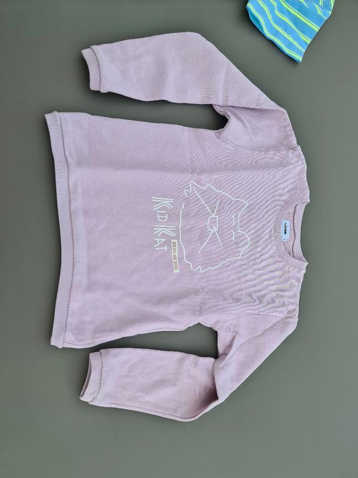 Lila pull, trui met Kid Kat, Filou & Friends, 140, Enfants & Bébés, Vêtements enfant | Taille 140, Comme neuf, Enlèvement ou Envoi