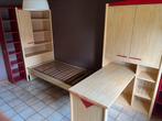 Volledige slaapkamer met bureau en kast, Ophalen, Zo goed als nieuw, Bureau