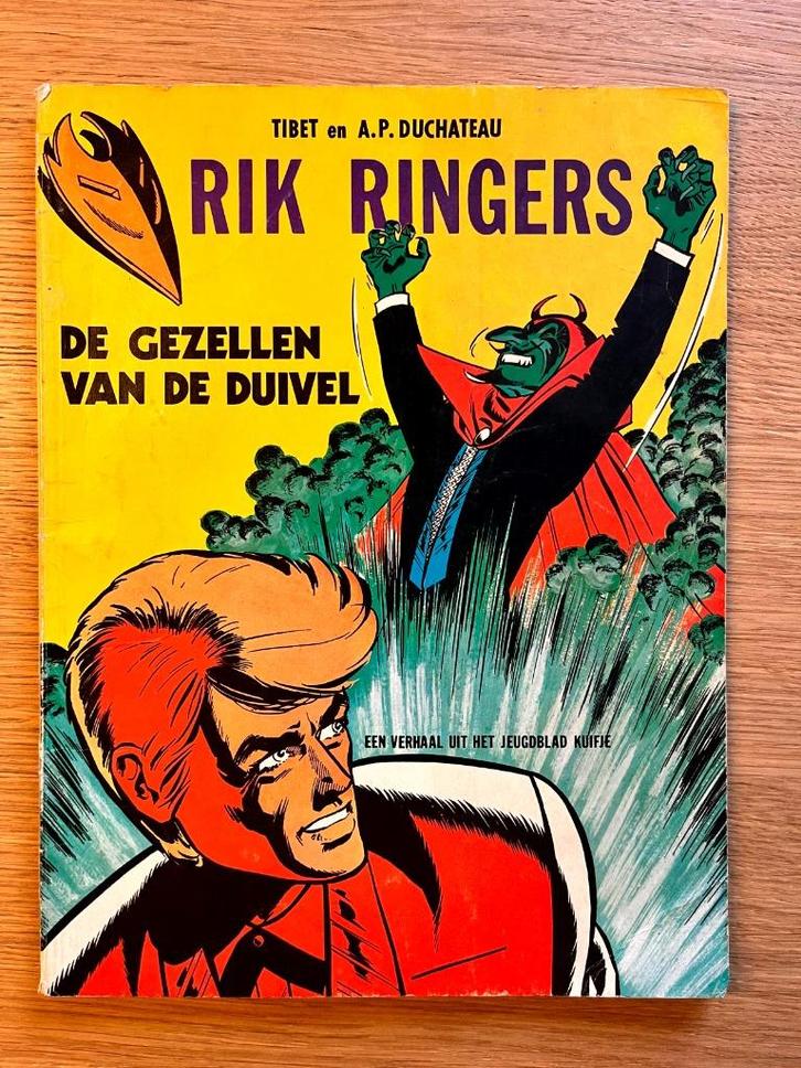 Rik Ringers 13 - EERSTE DRUK 1971 - De Gezellen van de duive, Boeken, Stripverhalen, Gelezen, Eén stripboek, Ophalen of Verzenden