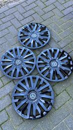 Set Mercedes Wieldoppen Zwart 4 Stuks 16 INCH, Ophalen of Verzenden, Nieuw