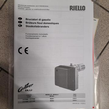 Brûleur chaudière mazout Riello, Enlèvement