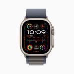 Apple Watch Ultra 2 - Titane 49mm - Boucle Alpine Bleu (L), Apple Watch, IOS, Zo goed als nieuw, Waterdicht