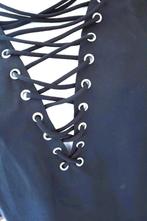 leuk zwart praktisch uniek T-shirt blouse, Manches courtes, Taille 38/40 (M), Enlèvement ou Envoi, Comme neuf