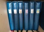 6 albums de timbres Lindner bleus avec pages EUROPE CEPT, Timbres & Monnaies, Timbres | Accessoires, Album de collection, Enlèvement ou Envoi