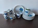 Vintage koffieset met dessertborden Bavaria, Ophalen of Verzenden