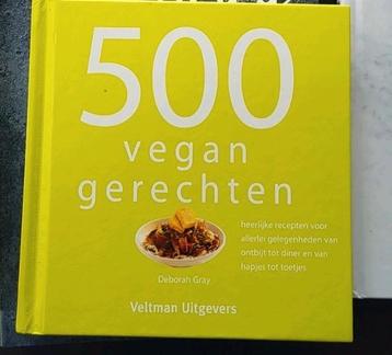 Kookboek 500 vegan gerechten 