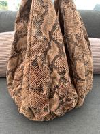 Sac cabas effet croco, Ophalen, Gebruikt, Bruin