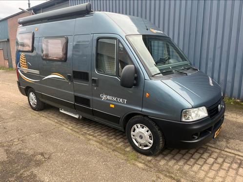 Globecar Globescout 2Win Vast bed 136pk AIRCO, Caravans en Kamperen, Mobilhomes, Bedrijf, Bus-model, tot en met 3, Fiat, Diesel