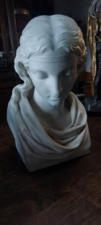 Buste dame romaine avec drapé antiquité, Ophalen