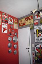 Vintage garage deco oldtimer onderdelen antiek, Ophalen of Verzenden, Gebruikt, Reclamebord