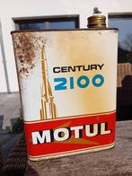 Vintage olieblik MOTUL Century 2100, Ophalen of Verzenden, Gebruikt