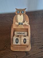 Vintage eeuwig durende kalender uil, Ophalen