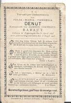 gedachtenisprentjes voor 1900 van Poperinge, Verzamelen, Bidprentjes en Rouwkaarten, Ophalen