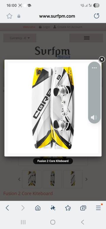 Kite set core 7m xr5  core 9m.xr5 met s2bar en core fusion b beschikbaar voor biedingen