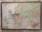 Oude landkaart van Europa, Antiek en Kunst, Ophalen