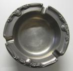 Ronde tinnen asbak op 3 voetjes.  Nieuw, Enlèvement ou Envoi, Neuf