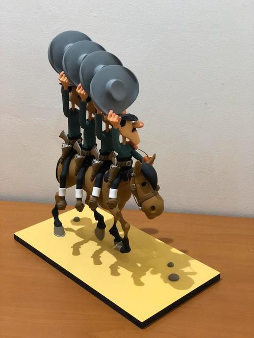 Daltons te paard fariboles lucky luke off trade Morris, Verzamelen, Stripfiguren, Zo goed als nieuw, Ophalen