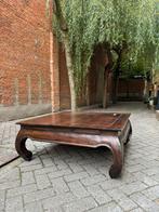 Authentieke eiken salon tafel, Huis en Inrichting, Ophalen, 50 tot 100 cm, Eikenhout, 50 tot 100 cm