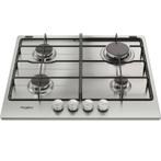 Plaque de cuisson à gaz Whirlpool TGML 650 IX en Inox ! Neuf, Electroménager, Tables de cuisson, Enlèvement, Neuf, Gaz, 4 zones de cuisson