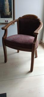 Vintage massieve stoel, Antiquités & Art, Antiquités | Meubles | Chaises & Canapés, Enlèvement