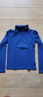 Blauwe turtleneck met bloemetje - JBC - maat 9 jaar (134), Gebruikt, Meisje, JBC, Ophalen of Verzenden