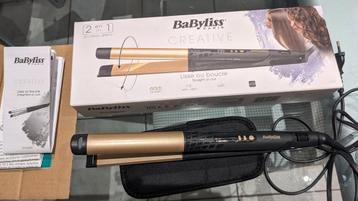BaByliss creative keramische 2-in-1 stijltang - als nieuw. beschikbaar voor biedingen