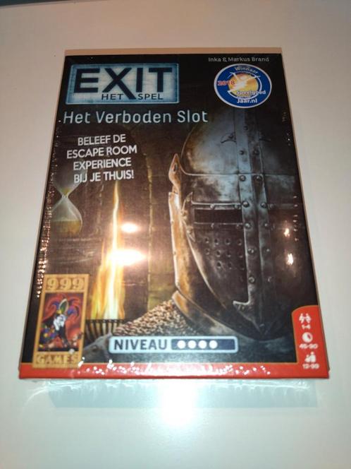 EXIT het spel: Het Verboden Slot, Hobby en Vrije tijd, Gezelschapsspellen | Bordspellen, Nieuw, Ophalen of Verzenden