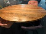 Eetkamer : Mangohout oval tafel met 4 stole, Huis en Inrichting, Tafels | Eettafels, Ophalen