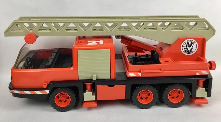 Playmobil Vintage brandweerwagen Geobra 1981, Kinderen en Baby's, Speelgoed | Playmobil, Gebruikt, Los Playmobil, Ophalen of Verzenden