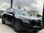 BMW X3 2.0dA xDrive MHEV PACK M H-K CAMERA NAVI FULL OP, Auto's, Automaat, 4 cilinders, Zwart, Leder