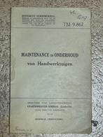 Réglementation ABL - Maintenance - Outils manuels, Enlèvement ou Envoi