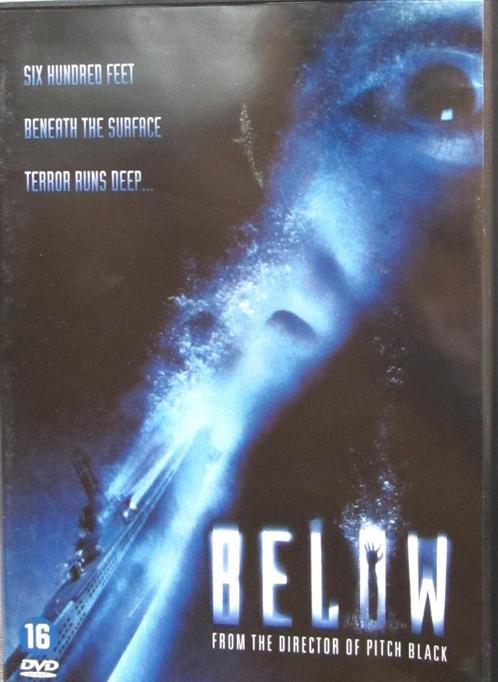 DVD OORLOG/ HORROR- BELOW, Cd's en Dvd's, Dvd's | Actie, Zo goed als nieuw, Oorlog, Alle leeftijden, Ophalen of Verzenden