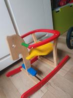 Cheval a bascule en bois, Ophalen