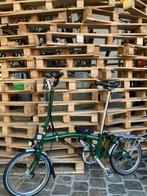 BromptonH6R racing groene naafdynamohangslot 6versnellingen, Fietsen en Brommers, Ophalen, Brompton, 14 tot 16 inch, Versnellingen