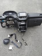 Tableau bord 2 ceintures air bag volant Peugeot 208, Peugeot