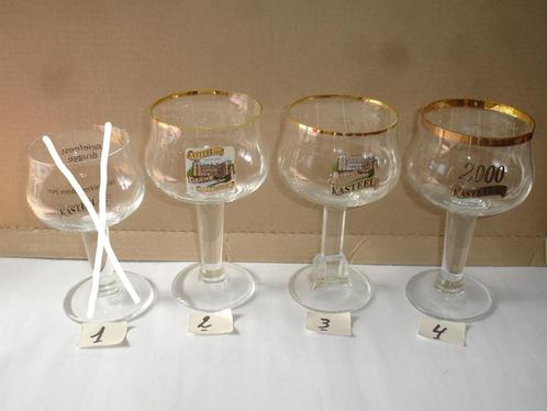 Bierglazen Kasteelbier, brij. Vanhonsebrouck, Verzamelen, Biermerken, Zo goed als nieuw, Glas of Glazen, Overige merken, Ophalen of Verzenden
