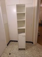 Bathroom column cabinet 35x180 cm with 1 door white, Gebruikt, Ophalen of Verzenden, Wit