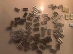 Lego tegeltjes 1 x 2 Grille Chrome 73 stuks / 190-8, Kinderen en Baby's, Ophalen of Verzenden, Gebruikt, Losse stenen, Lego
