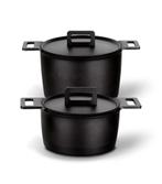 2 alu kookpotten inductie en alle vuren, Keramische plaat, Ophalen, Kookpan of Snelkookpan, Nieuw