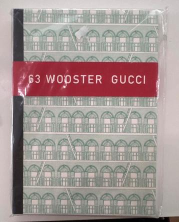Nieuw, uitgepakt Gucci 63 Wooster-notitieboek beschikbaar voor biedingen