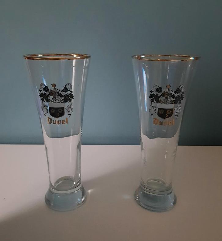 Duvel bierglazen, Verzamelen, Biermerken, Zo goed als nieuw, Glas of Glazen, Duvel, Ophalen of Verzenden