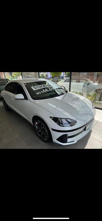 Hyundai Ioniq6 Balance stockwagen, Auto's, Hyundai, Automaat, 4 deurs, Achterwielaandrijving, Wit