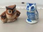 Set twee uiltjes (1 Delftsblauw), Ophalen, Zo goed als nieuw, Dier