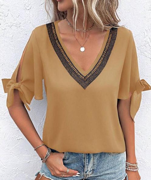 Blouse maat XL, Kleding | Dames, Blouses en Tunieken, Nieuw, Maat 46/48 (XL) of groter, Bruin, Ophalen of Verzenden