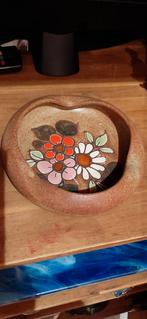 Bol vintage en céramique à motif floral, Enlèvement ou Envoi