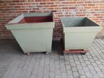 plantbakken, Tuin en Terras, Ophalen, Gebruikt, Metaal, Tuin