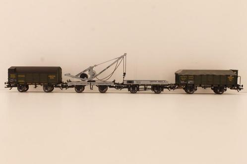 Marklin 4897 HO Vierdelige set 'Turftransport' van de K.Bay., Hobby en Vrije tijd, Modeltreinen | H0, Zo goed als nieuw, Treinset
