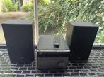 radio & cd-speler JVC met 2 boxen en afstandsbediening, Audio, Tv en Foto, Cd-spelers, Ophalen, Gebruikt, JVC, Met radio