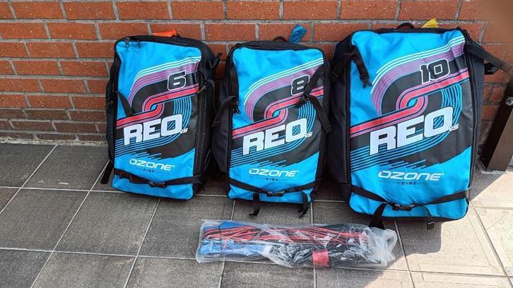 OZONE REO V5 SET  6m+8m+10m+ nieuwe BAR, Watersport en Boten, Kitesurfen, Zo goed als nieuw, Kitesurf-set, Ophalen