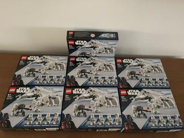 LEGO Star wars 7x Snowtrooper Battle Pack 75320 beschikbaar voor biedingen